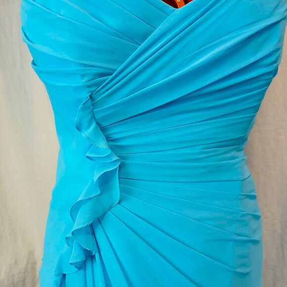 Strapless Gown with Corset Back - Picture 2 of 5